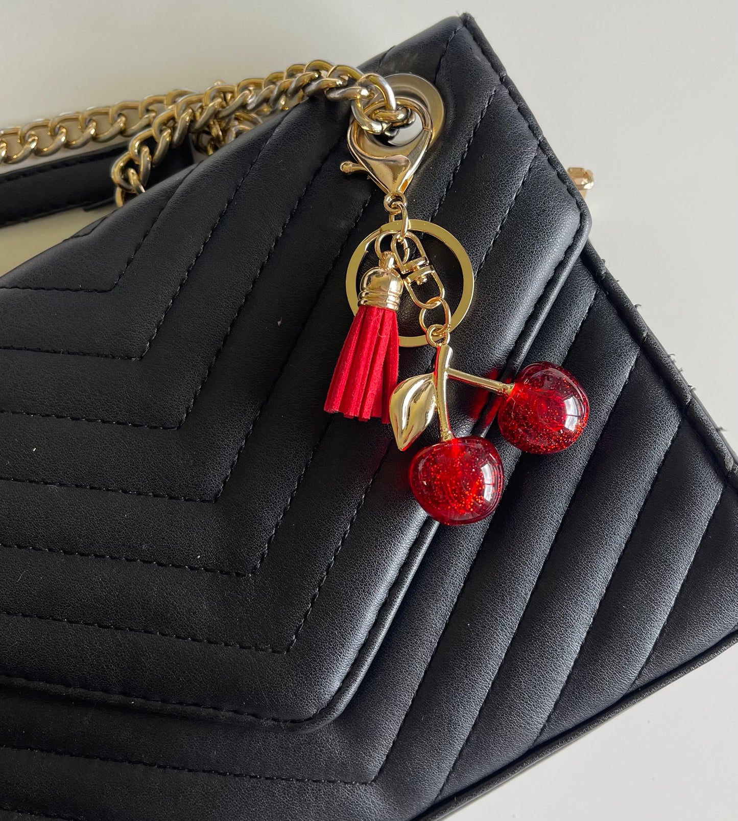 Bag Charm - Cherry
