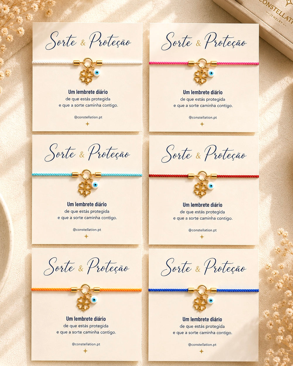 Pack Círculo da Sorte - 6 Pulseiras