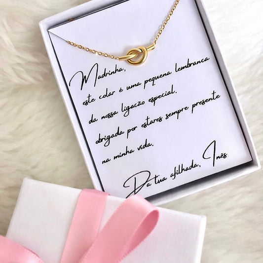 Caixa Madrinhas - Colar Nó