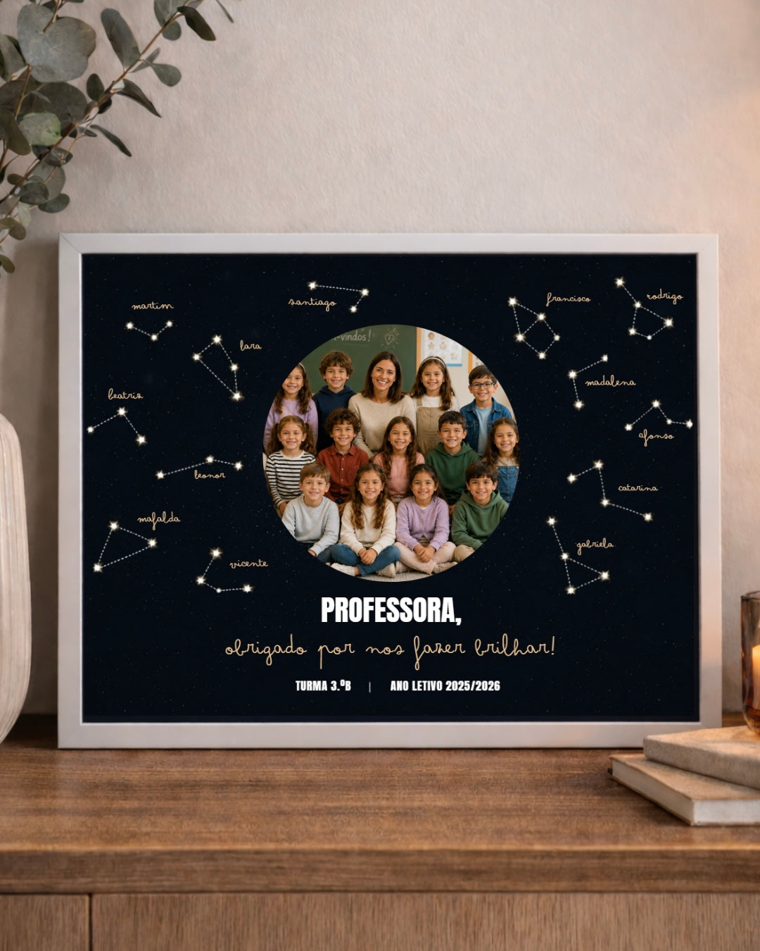 Quadro Personalizado  - Lembrança Professora