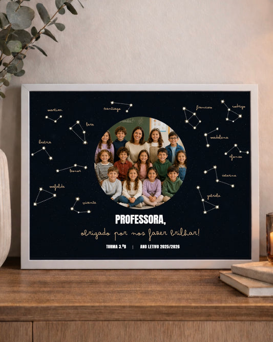 Quadro Personalizado  - Lembrança Professora