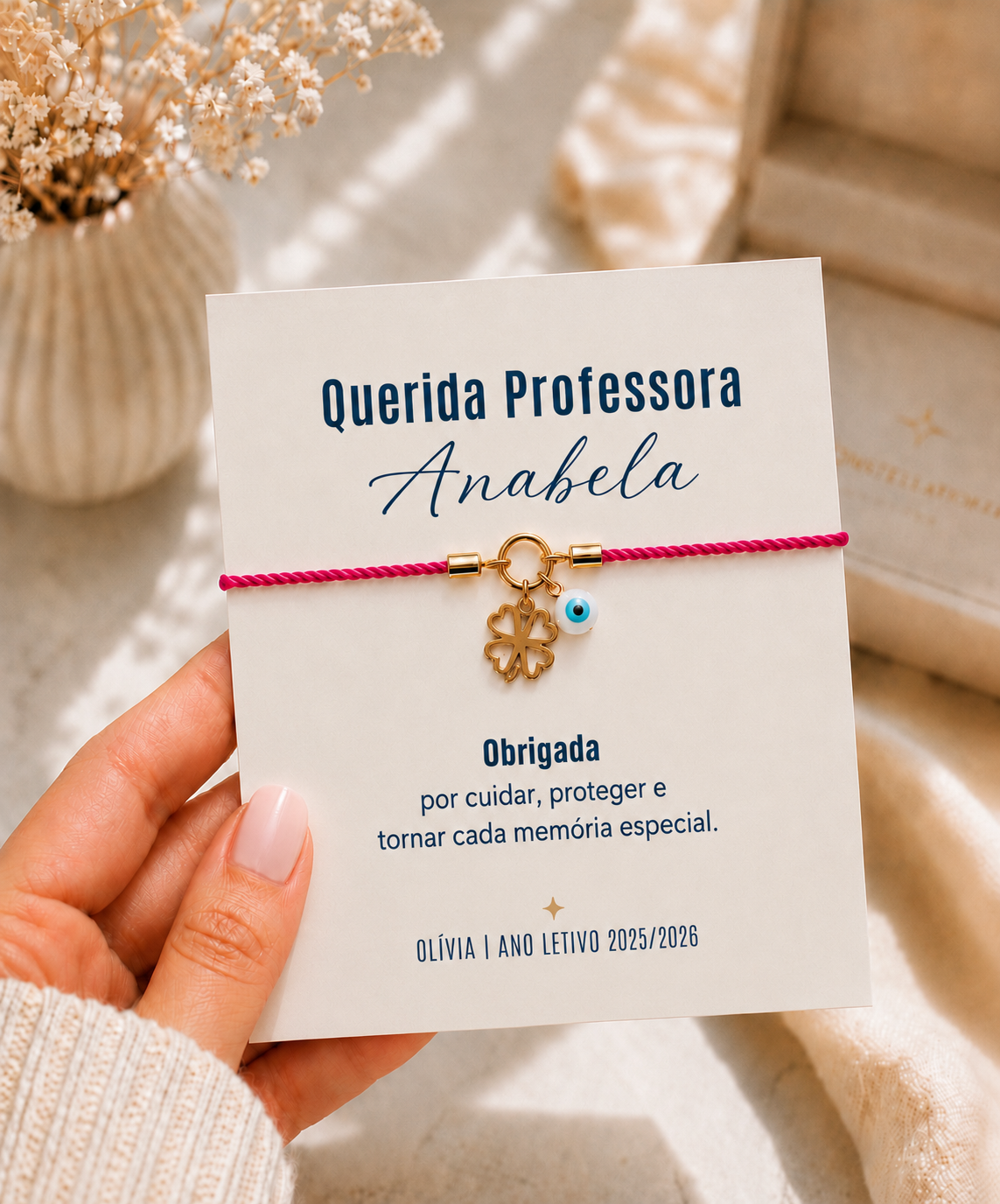 Lembrança Final de Ano Letivo - C/ Personalização Nome
